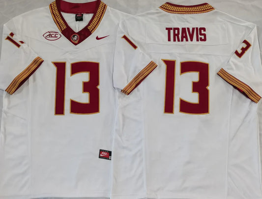 Jordan Travis Florida State Seminoles Jersey NIKE white