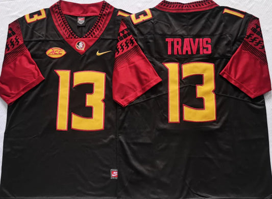 Jordan Travis Florida State Seminoles Jersey NIKE black