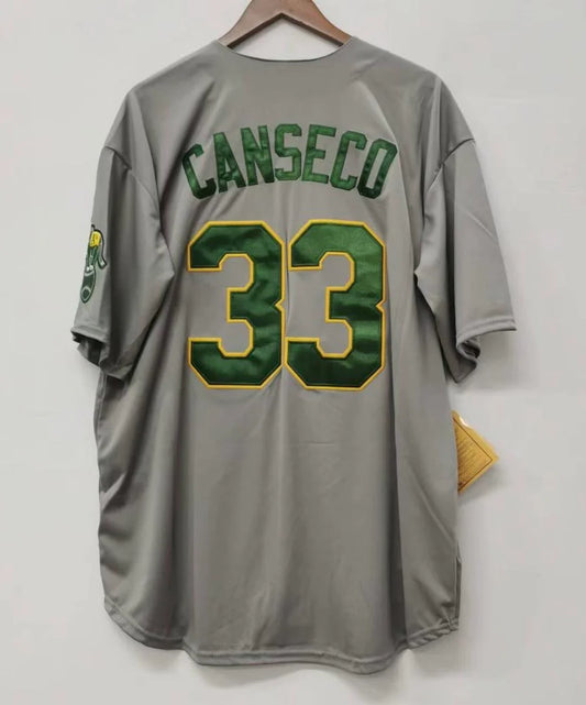 Jose Canseco Oakland A’s Athletics Jersey gray