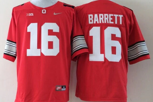 J. T. Barrett Ohio State Buckeyes Jersey red