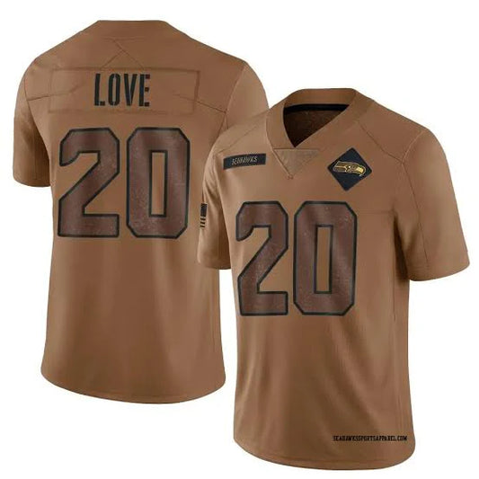 Julian Love Seattle Seahawks Official NFL Jersey Nike Salute to Service