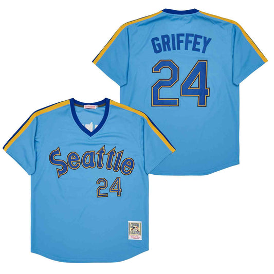 Ken Griffey Jr. Seattle Mariners Jersey Mitchell & Ness Blue