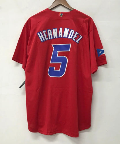 Kike Enrique Hernández Kike Puerto Rico jersey Nike