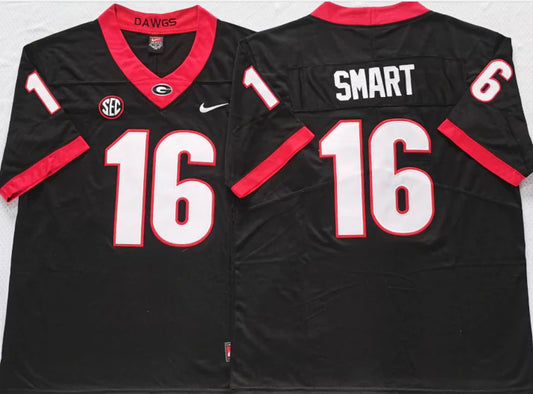 Kirby Smart Georgia Bulldogs Jersey Nike black