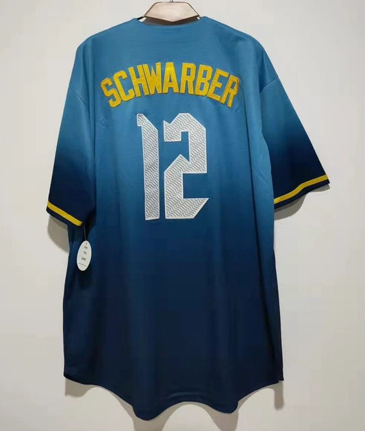 Kyle Schwarber Philadelphia Phillies Blue City Connect Jersey