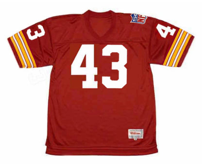 Larry Brown 1969 Washington Redskins Commanders Official NFL Mitchell & Ness Jersey Red