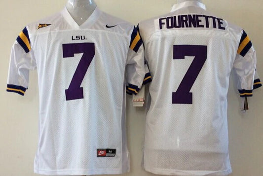 Leonard Fournette LSU Tigers Jersey white
