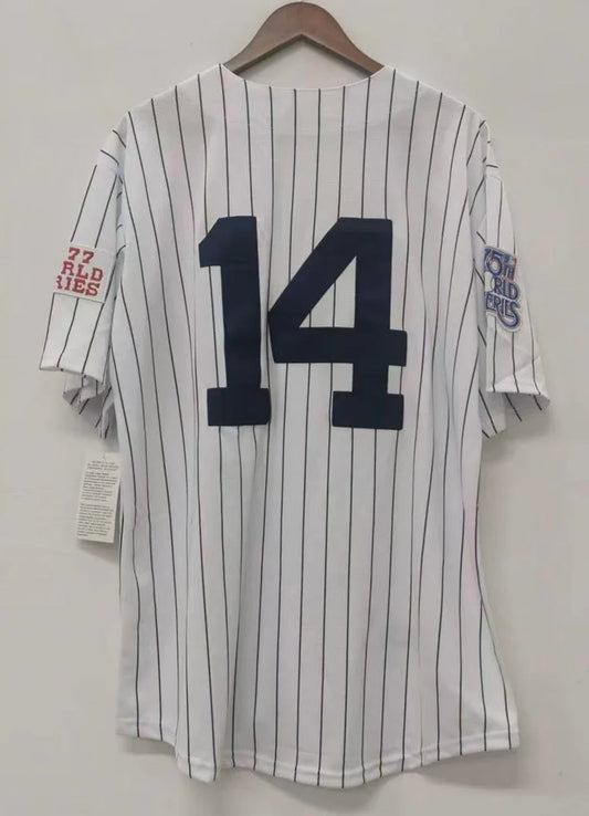Lou Piniella New York Yankees Jersey pinstripe 1977-78 Mitchell & Ness