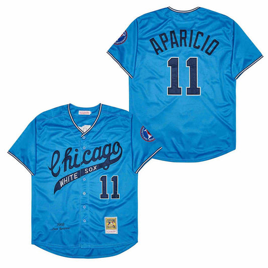 Luis Aparicio Chicago White Sox Jersey Mitchell & Ness Blue