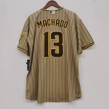 Manny Machado San Diego Padres Jersey Nike Tan