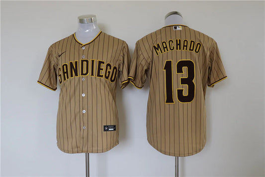 Manny Machado San Diego Padres Jersey Nike Tan