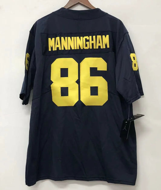 Mario Manningham Michigan Wolverines Jersey blue
