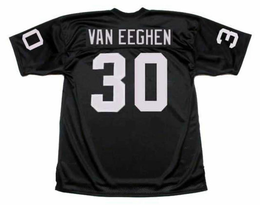 Mark Van Eeghen Oakland Raiders Mitchell & Ness Jersey Black