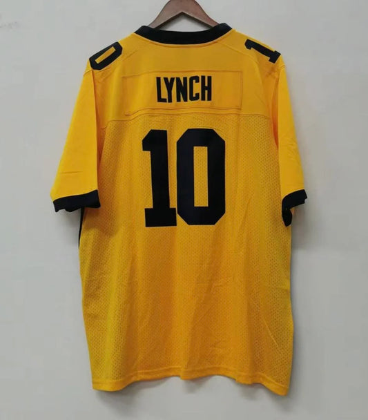 Marshawn Lynch Cal Jersey yellow Nike