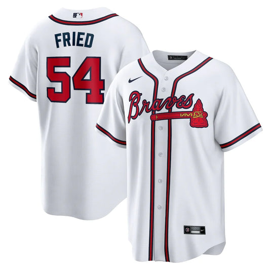Max Fried Atlanta Braves Official MLB Nike Jersey