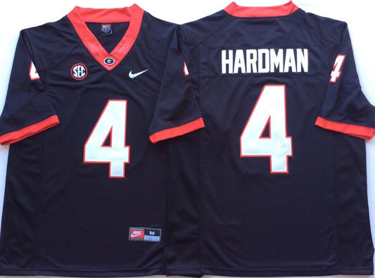 Mecole Hardman Georgia Bulldogs Jersey Black Nike