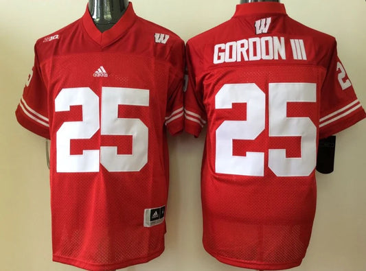 Melvin Gordon Wisconsin Badgers Jersey Red