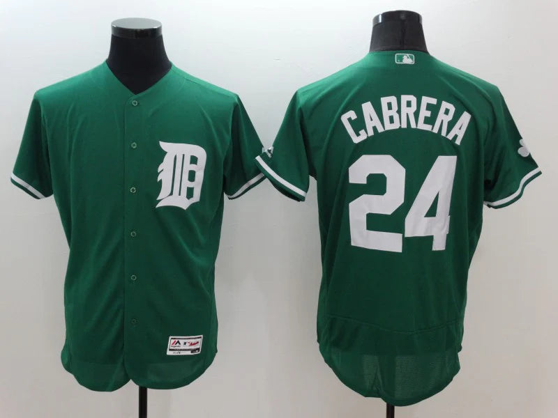 Miguel Cabrera Detroit Tigers St. Patrick’s Day Green Jersey