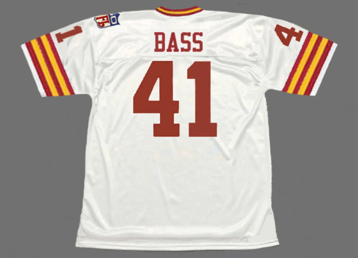 Mike Bass 1969 Washington Redskins Commanders Official NFL Mitchell & Ness Jersey White