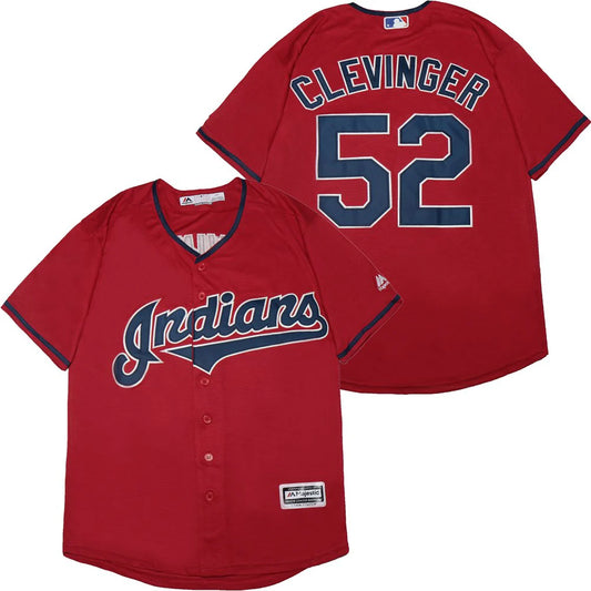 Mike Clevinger Cleveland Indians Jersey Majestic