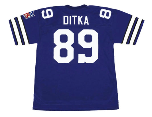 Mike Ditka 1969 Dallas Cowboys Official NFL Jersey blue Mitchell & Nes