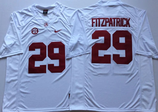 Minkah Fitzpatrick Alabama Crimson Tide Jersey white