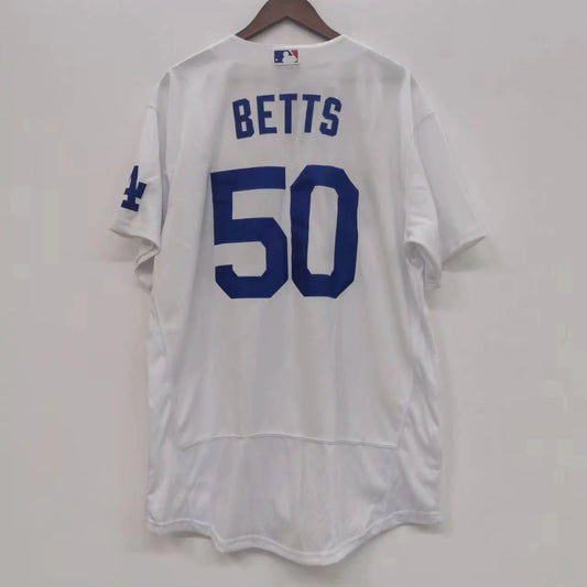 Mookie Betts Los Angeles Dodgers Jersey white Nike
