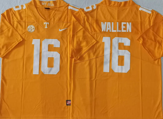 Morgan Wallen Tennessee Volunteers Jersey Nike Orange
