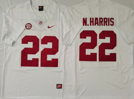 Najee Harris Alabama Crimson Tide Nike Jersey white