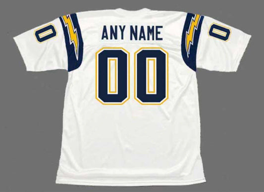 Any name & Number San Diego Chargers NFL Mitchell & Ness Jersey White