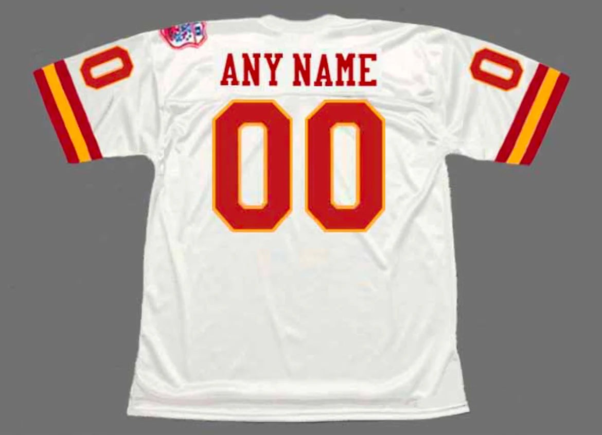Any name & Number 1969 Kansas City Chiefs NFL Mitchell & Ness Jersey White