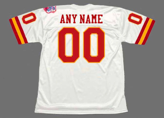 Any name & Number 1969 Kansas City Chiefs NFL Mitchell & Ness Jersey White