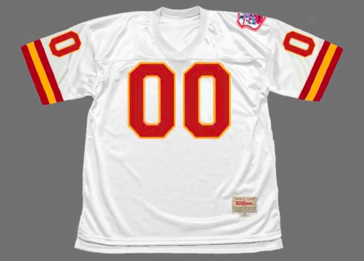 Any name & Number 1969 Kansas City Chiefs NFL Mitchell & Ness Jersey White