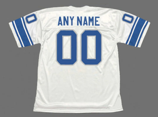 Any name & Number Detroit Lions NFL Mitchell & Ness Jersey white