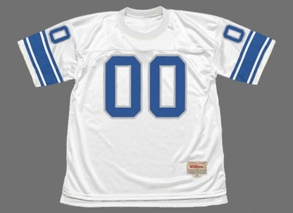 Any name & Number Detroit Lions NFL Mitchell & Ness Jersey white