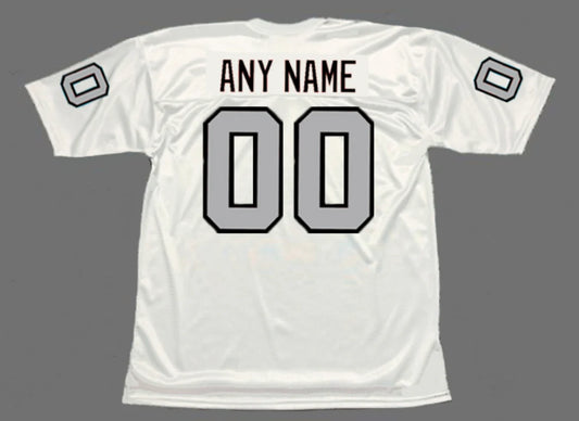 Any name & Number 1994 Los Angeles Raiders NFL Mitchell & Ness Jersey White/Silver