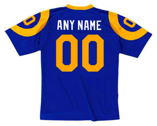 Any name & Number Los Angeles Rams NFL Mitchell & Ness jersey Blue