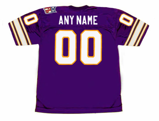 Any name & Number 1969 Minnesota Vikings NFL Mitchell & Ness jersey Purple