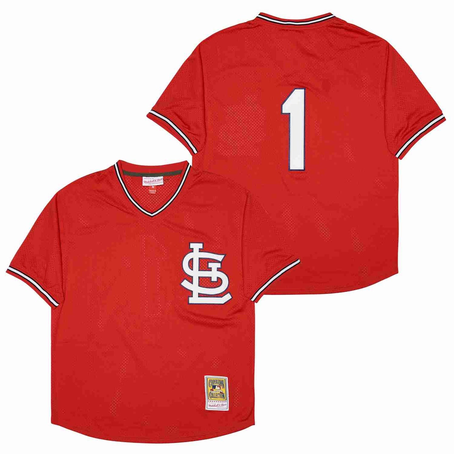 Ozzie Smith St. Louis Cardinals Jersey Mitchell & Ness Red