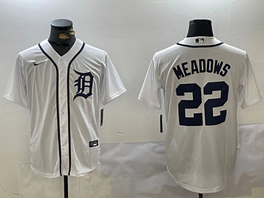 Parker Meadows Detroit Tigers Official MLB Jersey