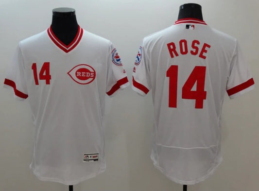 Pete Rose Cincinnati Reds Jersey Majestic