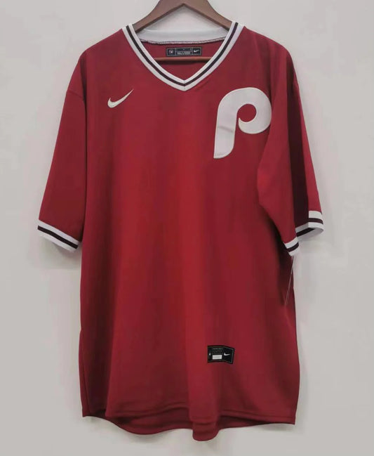Philadelphia Phillies 1980s 1990s retro blank back Jersey