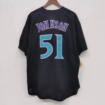 Randy Johnson Arizona Diamondbacks Jersey Nike black