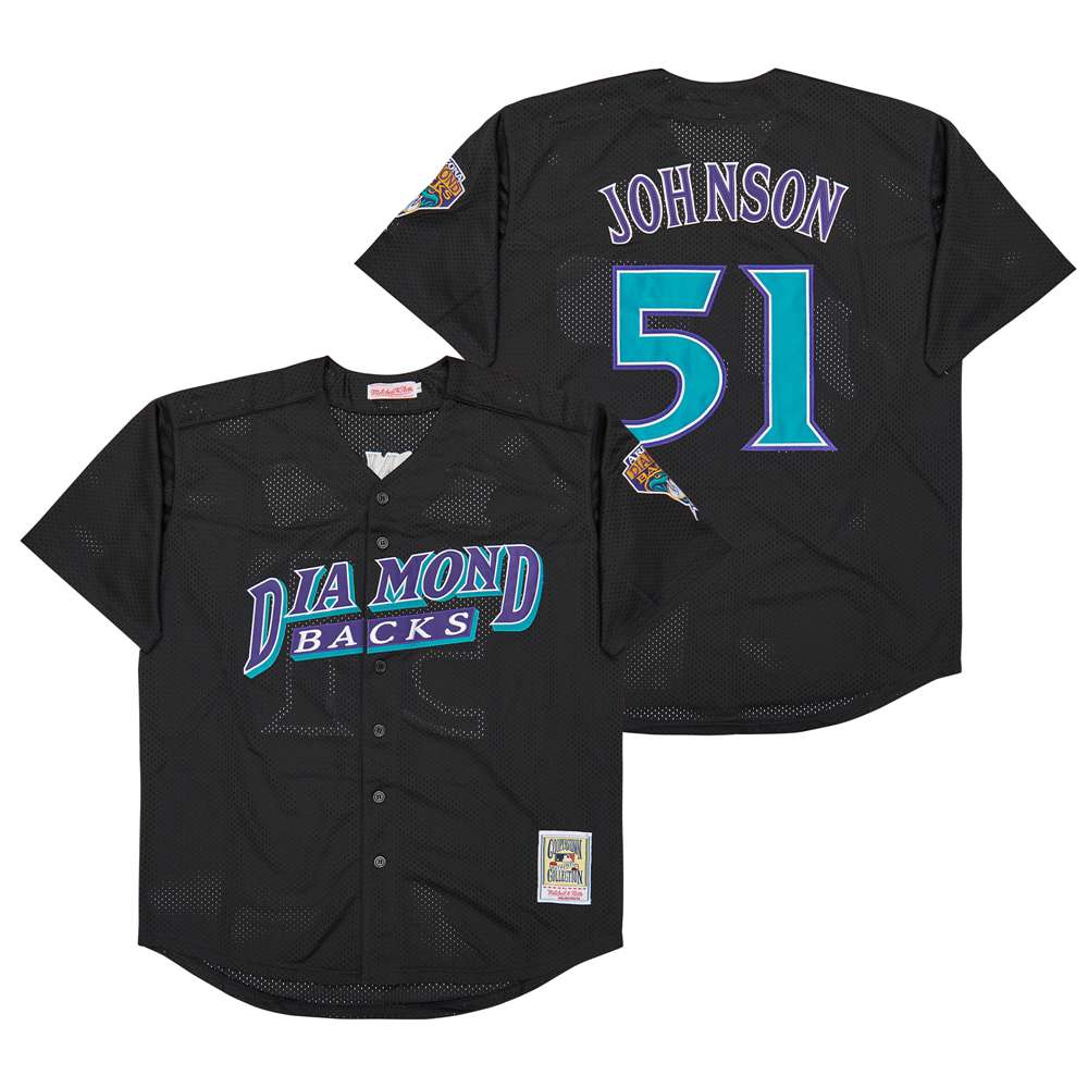 Randy Johnson Arizona Diamondbacks Jersey Nike black