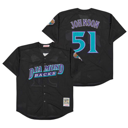 Randy Johnson Arizona Diamondbacks Jersey Nike black