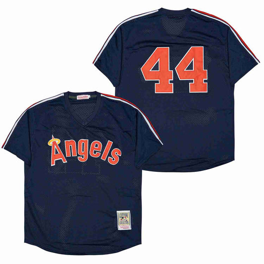 Reggie Jackson California Angels Anaheim Jersey blue