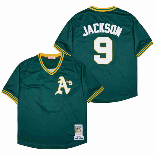 Reggie Jackson Oakland A’s Athletics Jersey Mitchell & Ness