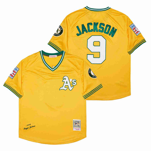 Reggie Jackson Oakland A’s Athletics Jersey Mitchell & Ness