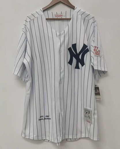 Reggie Jackson New York Yankees Jersey pinstripe 1977-78 Mitchell & Ness