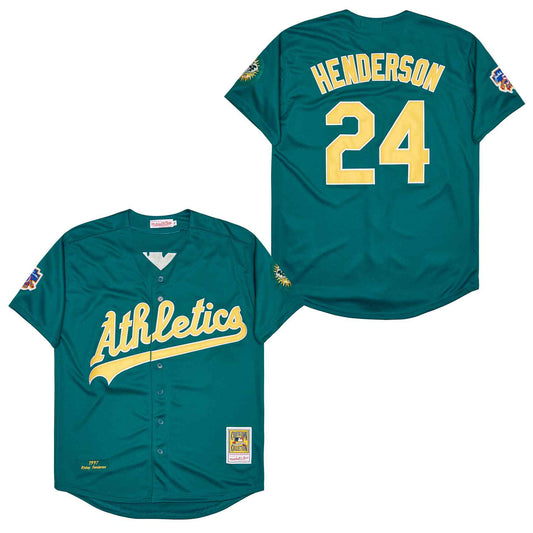 Rickey Henderson Oakland A’s Athletics Jersey